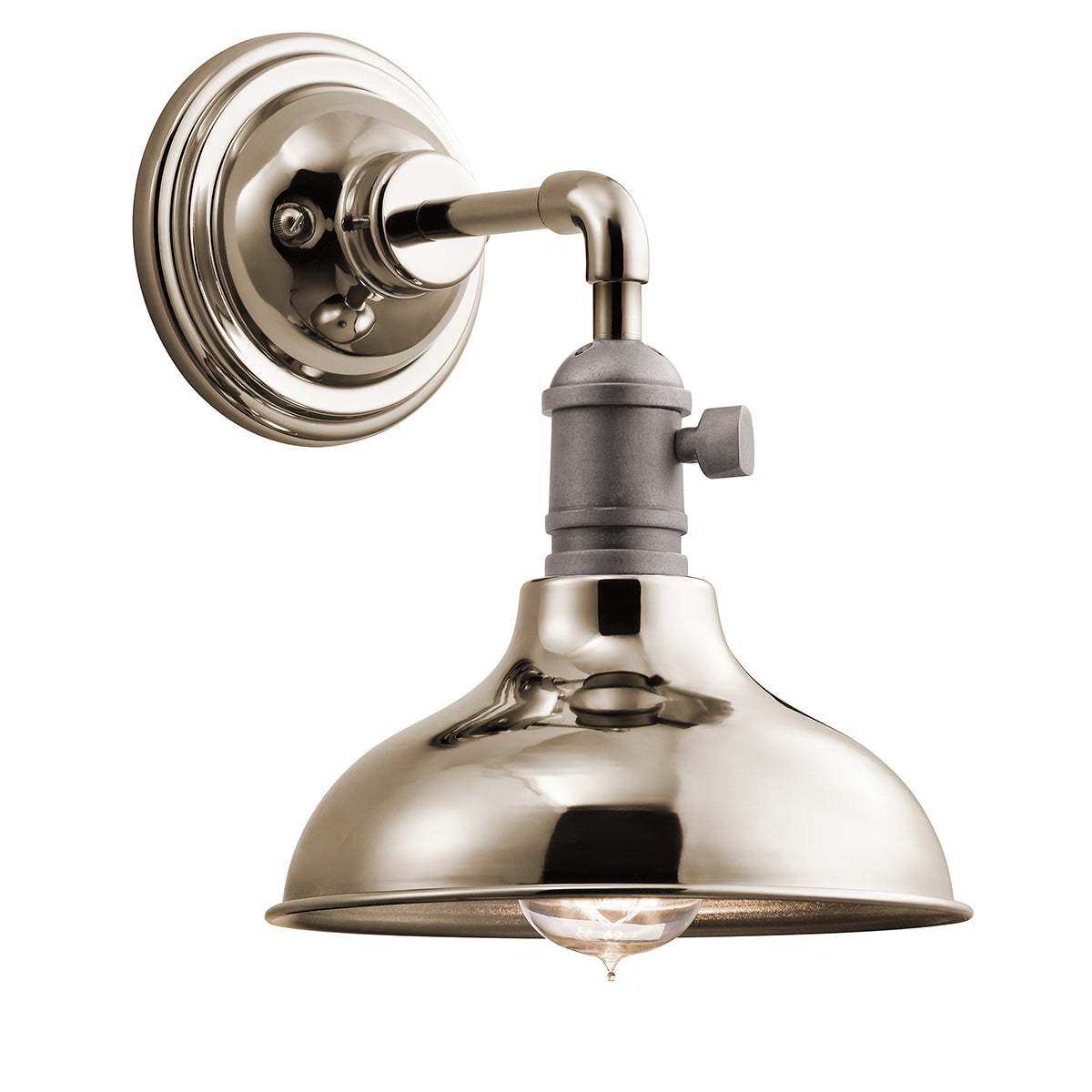 Kichler - Cobson 1 Light Wall Light - Polished Nickel