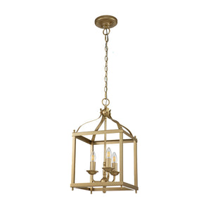 Kichler - Larkin 3 Light Medium Pendant - Painted Natural Brass