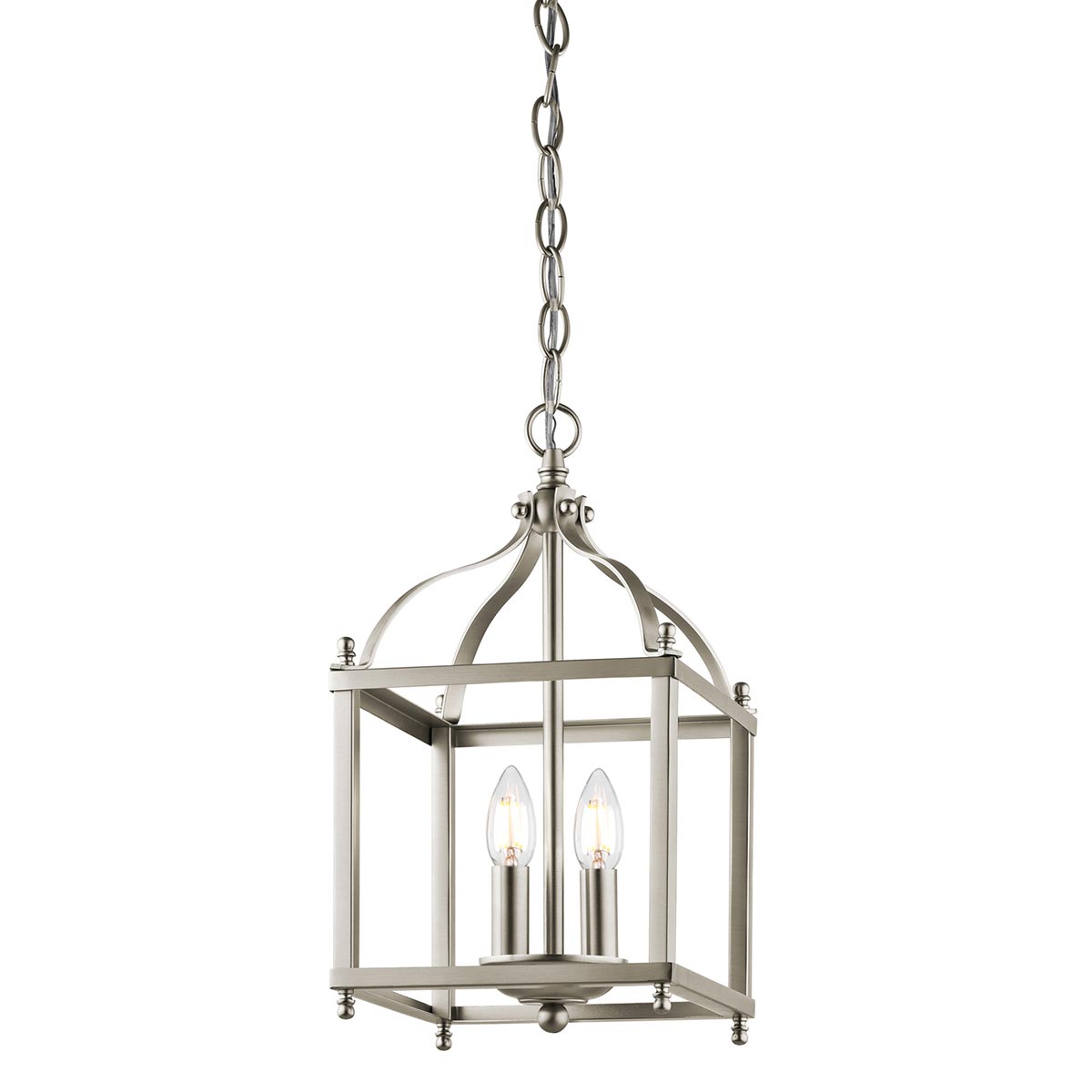 Kichler - Larkin 2 Light Small Pendant - Brushed Nickel