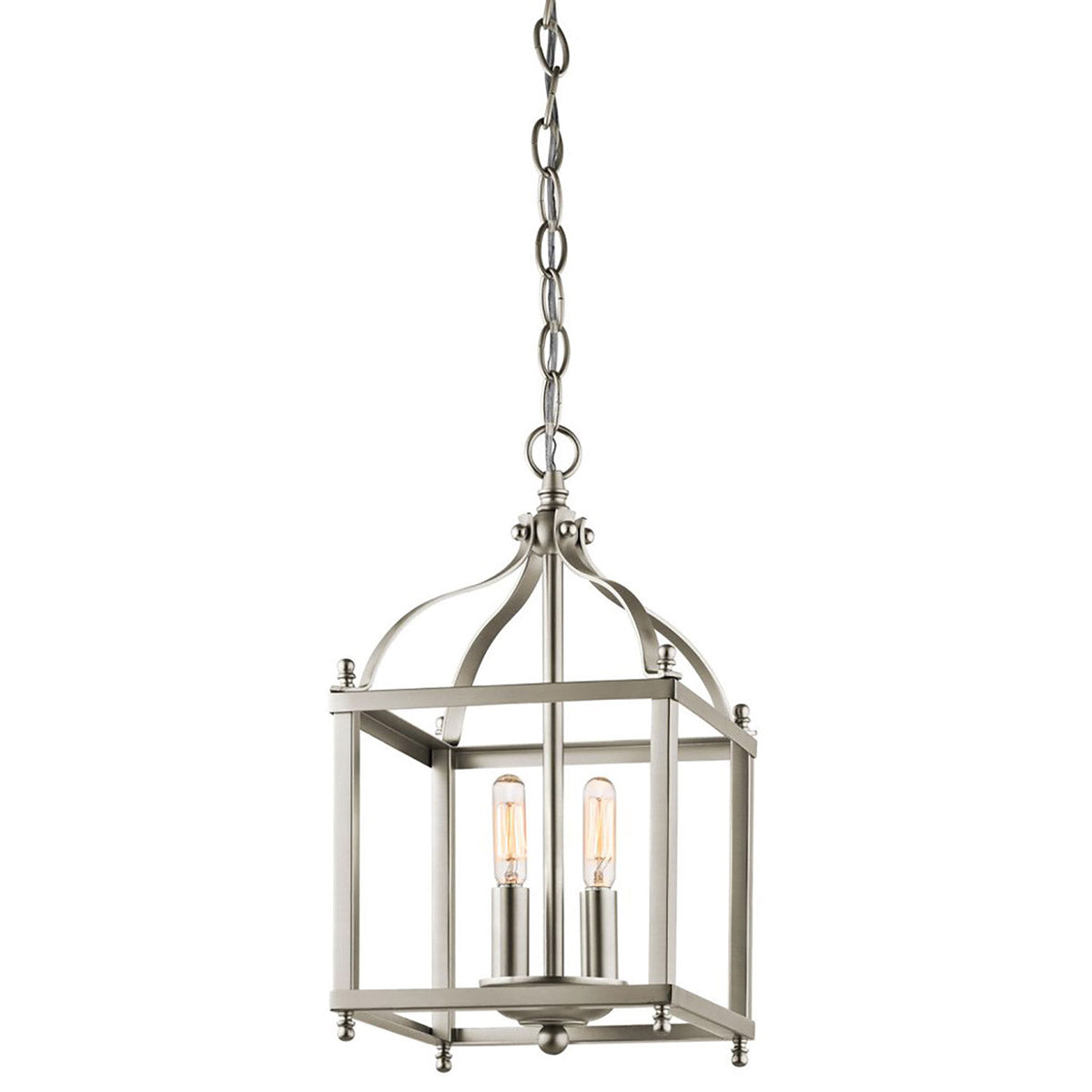 Kichler - Larkin 2 Light Small Pendant - Brushed Nickel