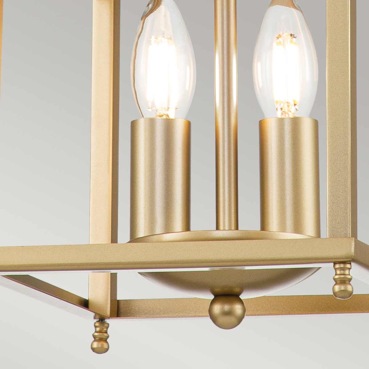 Kichler - Larkin 2 Light Small Pendant - Painted Natural Brass