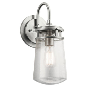 Kichler - Lyndon 1 Light Medium Wall Lantern - Brushed Aluminium