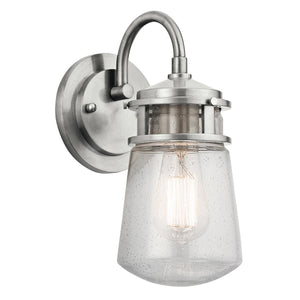 Kichler - Lyndon 1 Light Small Wall Lantern - Brushed Aluminium