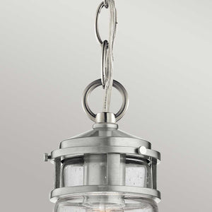 Kichler - Lyndon 1 Light Small Chain Lantern - Brushed Aluminium