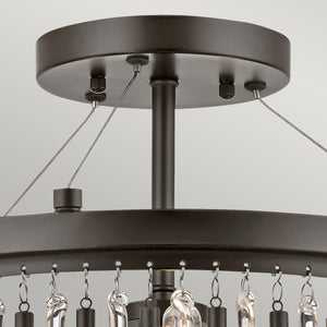 Kichler - Piper 3 Light Semi Flush