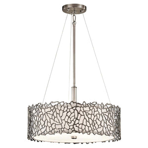 Kichler - Silver Coral 3 Light Duo-Mount Pendant