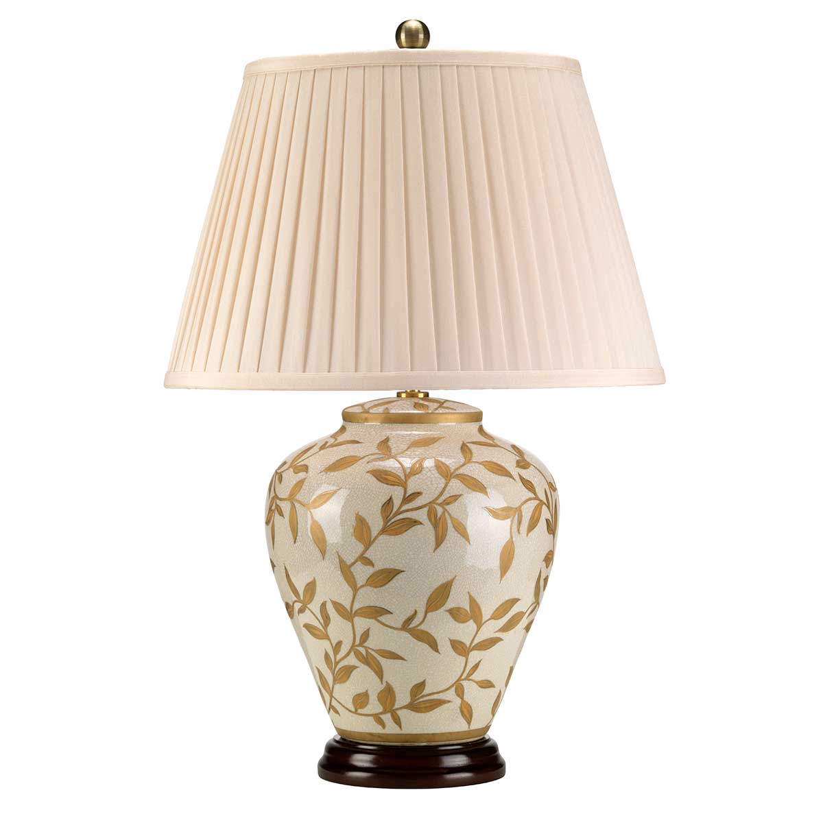 Elstead - Leaves Brown Gold 1 Light Table Lamp