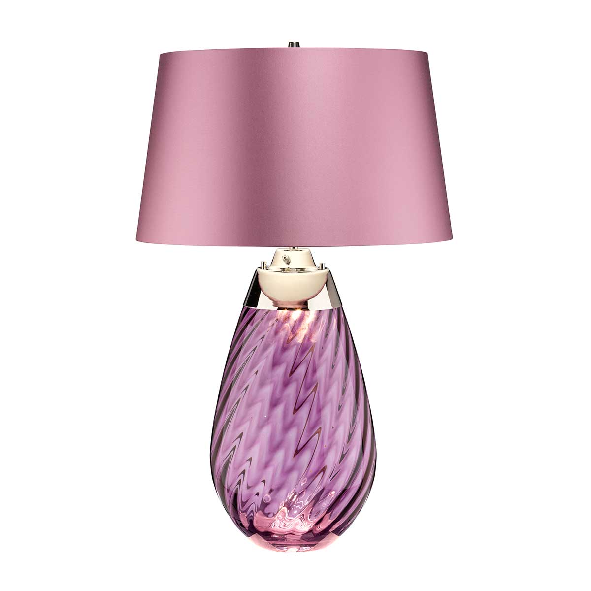 Elstead - Lena 2 Light Large Plum Table Lamp