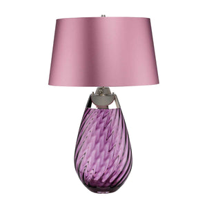 Elstead - Lena 2 Light Large Plum Table Lamp