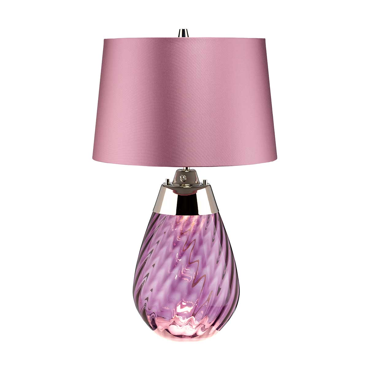 Elstead - Lena 2 Light Small Plum Table Lamp