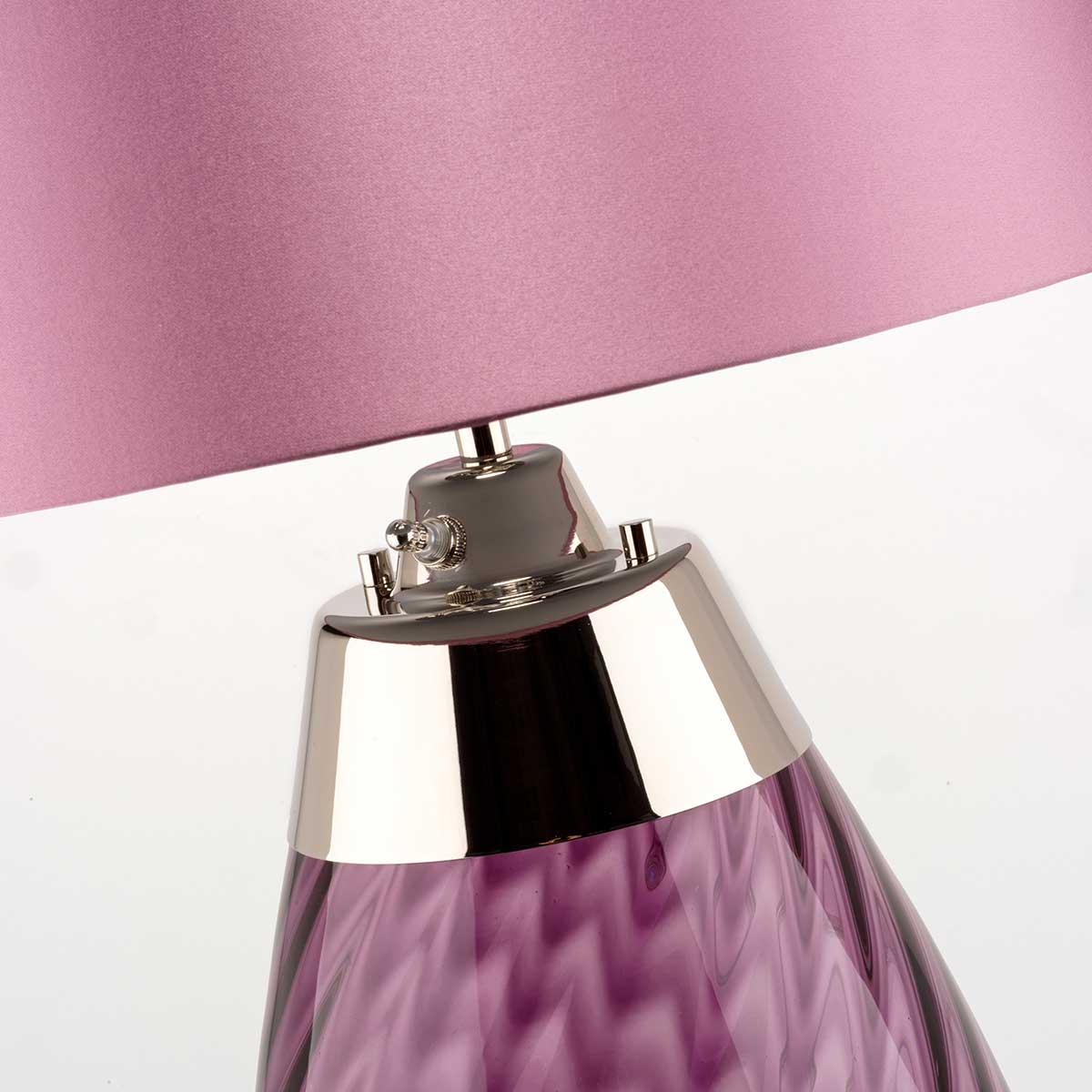 Elstead - Lena 2 Light Small Plum Table Lamp