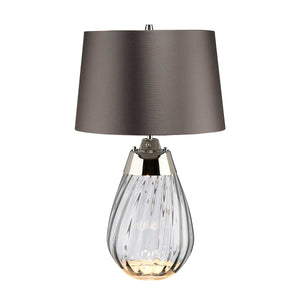 Elstead - Lena 2 Light Small Smoke Table Lamp