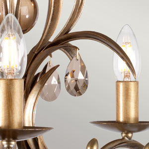 Elstead - Lily 5 Light Chandelier