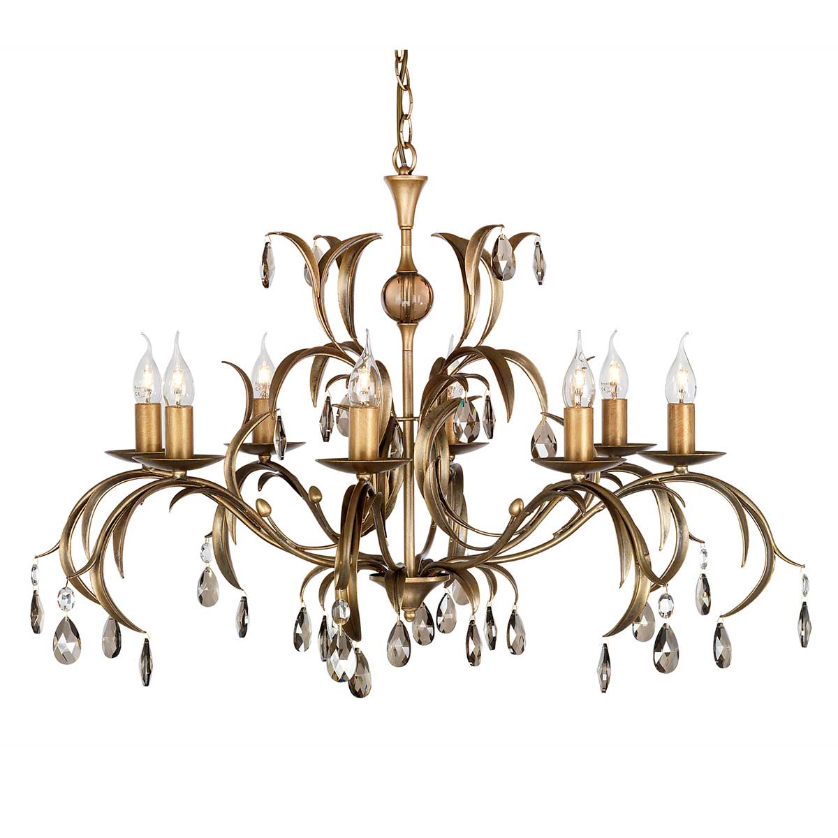 Elstead - Lily 8 Light Chandelier