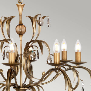 Elstead - Lily 8 Light Chandelier