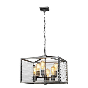 Elstead - Louvre 6 Light Pendant