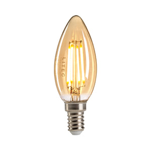 Elstead - Amber Candle LED E14 Lamp