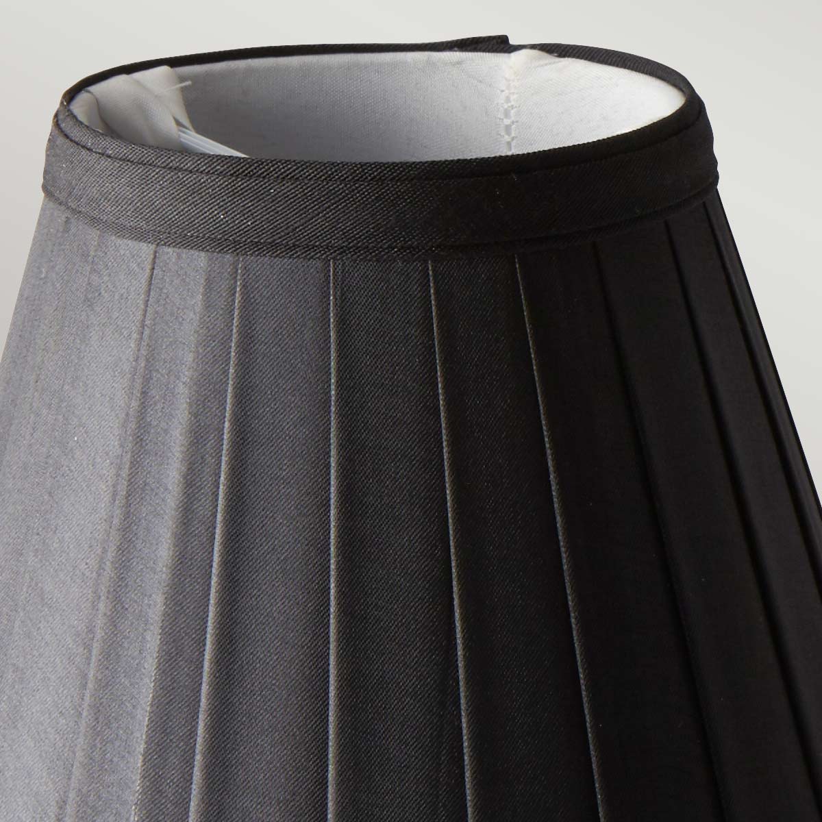 Elstead - Clip Shades Pleated Black Candle Shade