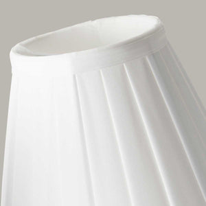 Elstead - Clip Shades Pleated White Candle Shade