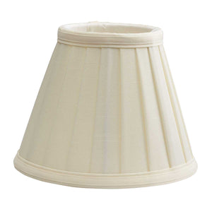 Elstead - Clip Shades Pleated Ivory Candle Shade