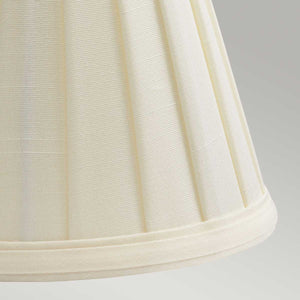 Elstead - Clip Shades Pleated Ivory Candle Shade