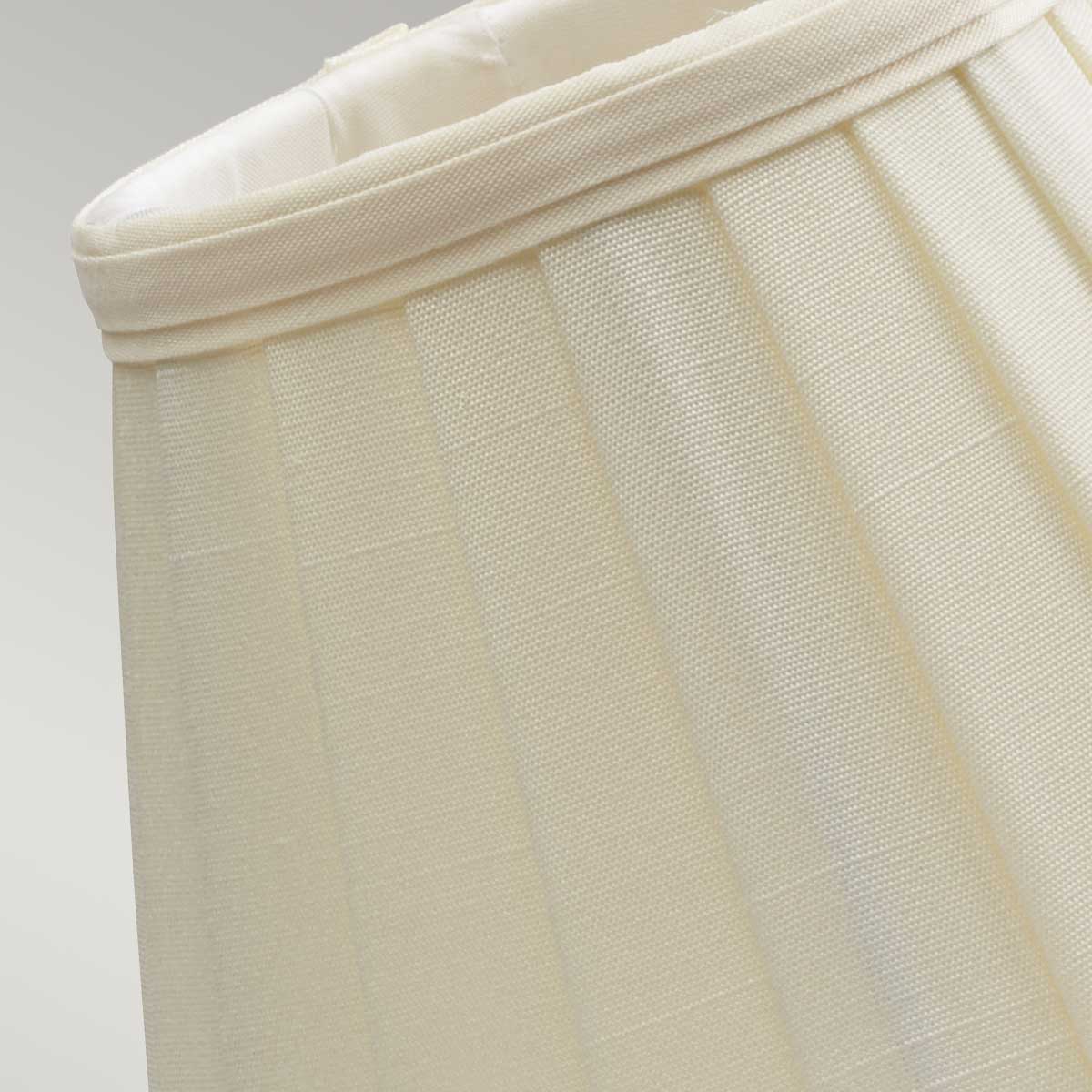 Elstead - Clip Shades Pleated Ivory Candle Shade