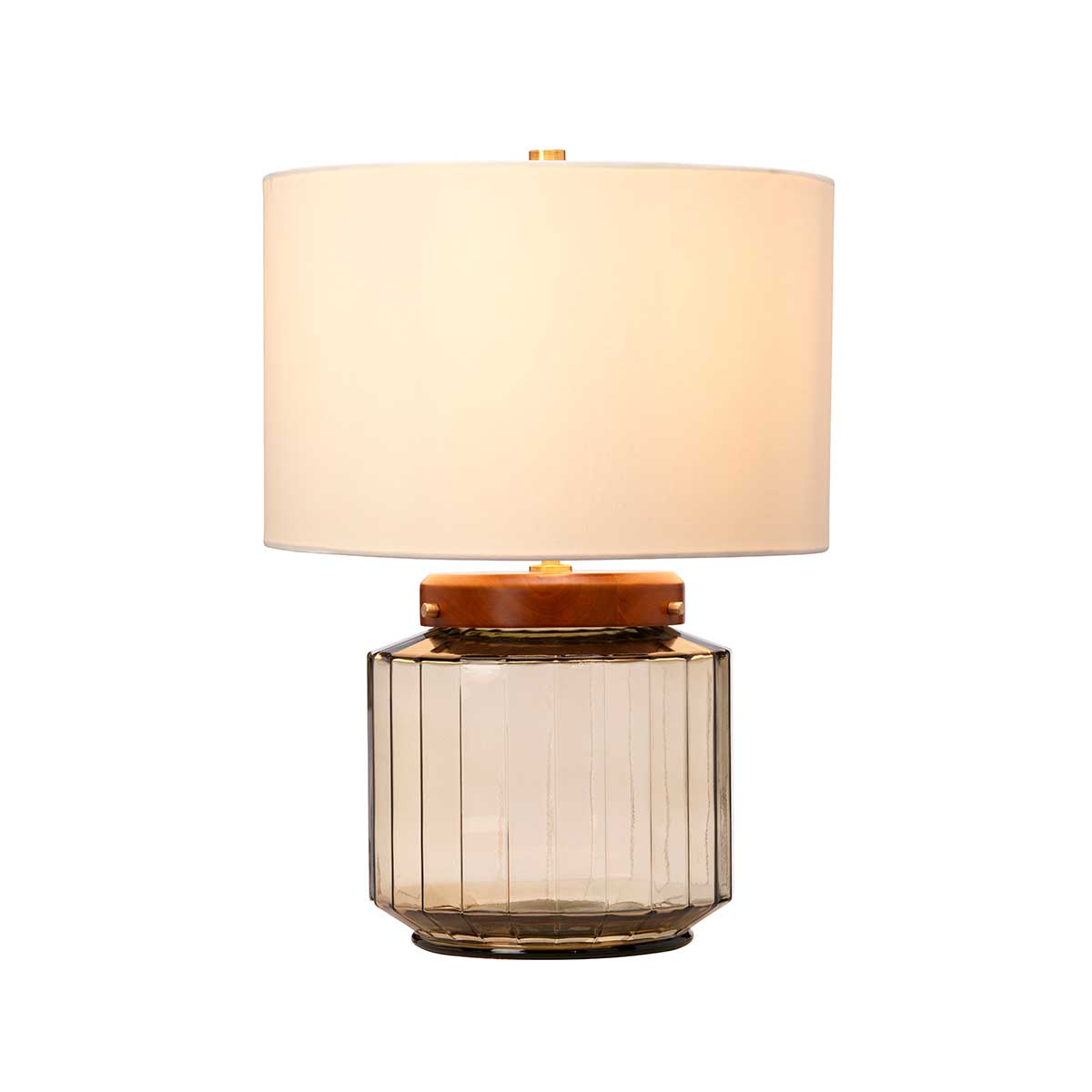 Elstead - Luga Table Lamp - Smoke