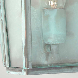 Elstead - Mansion-House-1-Light-Wall-Lantern - Verdigris