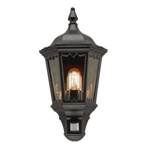 Elstead - Medstead 1 Light Half Lantern with PIR