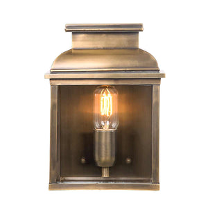 Elstead - Old Bailey 1 Light Wall Lantern - Brass