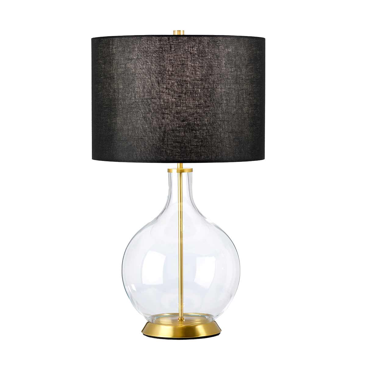 Elstead - Orb 1 Light Table Lamp (Complete with Black Shade)