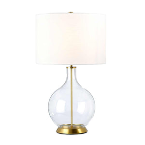 Elstead - Orb 1 Light Table Lamp (Complete with White Shade)