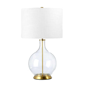 Elstead - Orb 1 Light Table Lamp (Complete with White Shade)