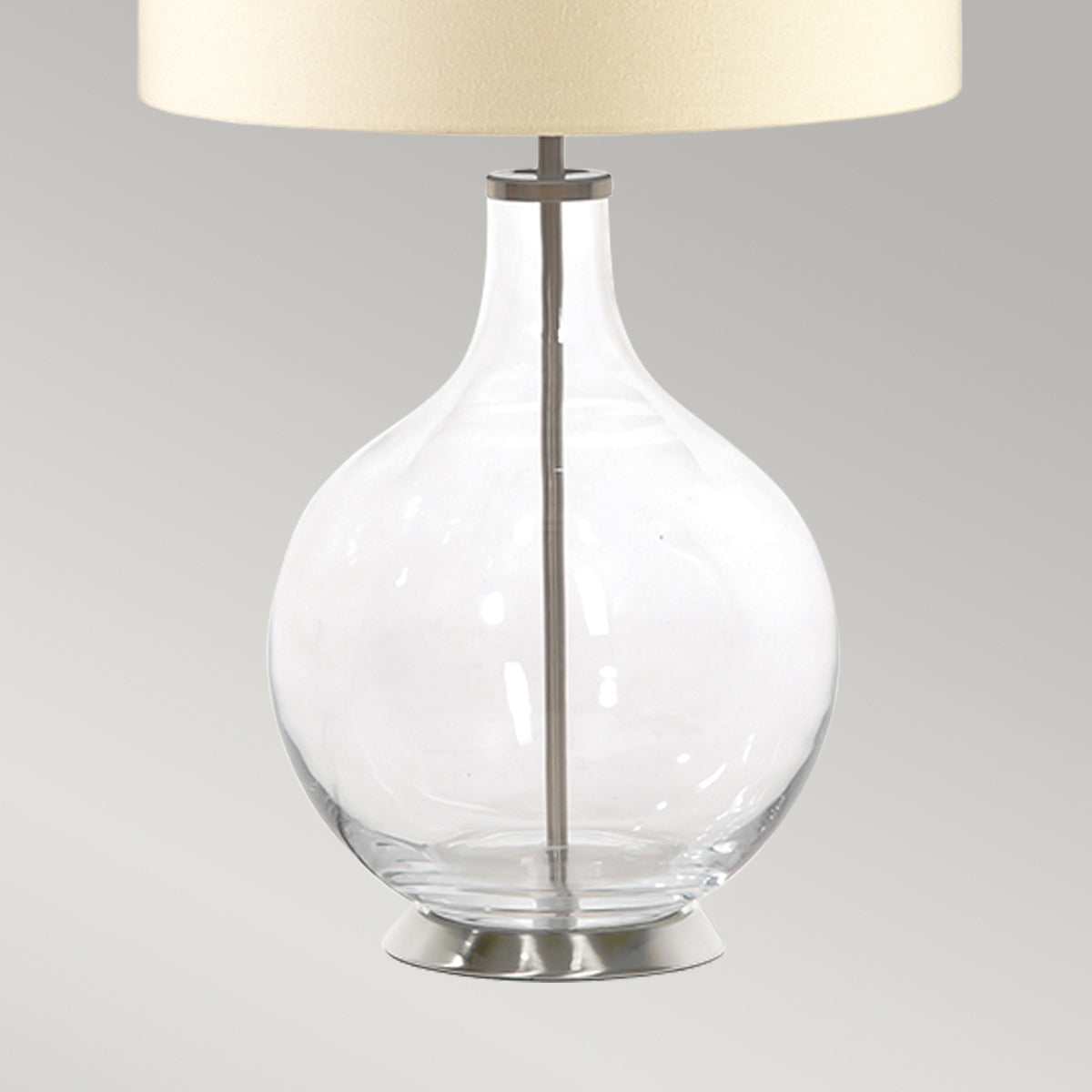 Elstead - Orb 1 Light Table Lamp - Clear Glass