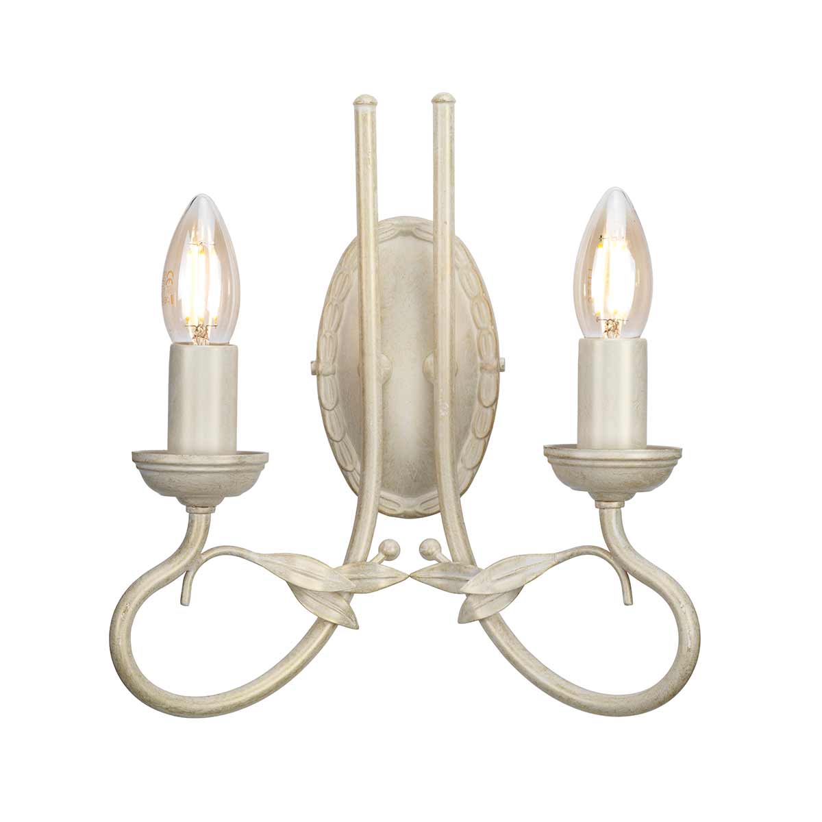 Elstead - Olivia 2 Light Wall Light - Black/Gold Patina