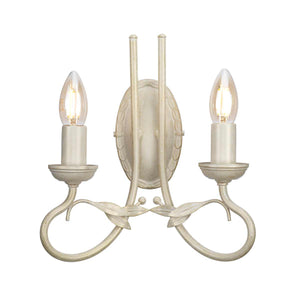 Elstead - Olivia 2 Light Wall Light - Black/Gold Patina