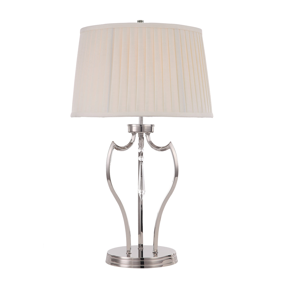 Elstead - Pimlico 1 Light Table Lamp - Polished Nickel