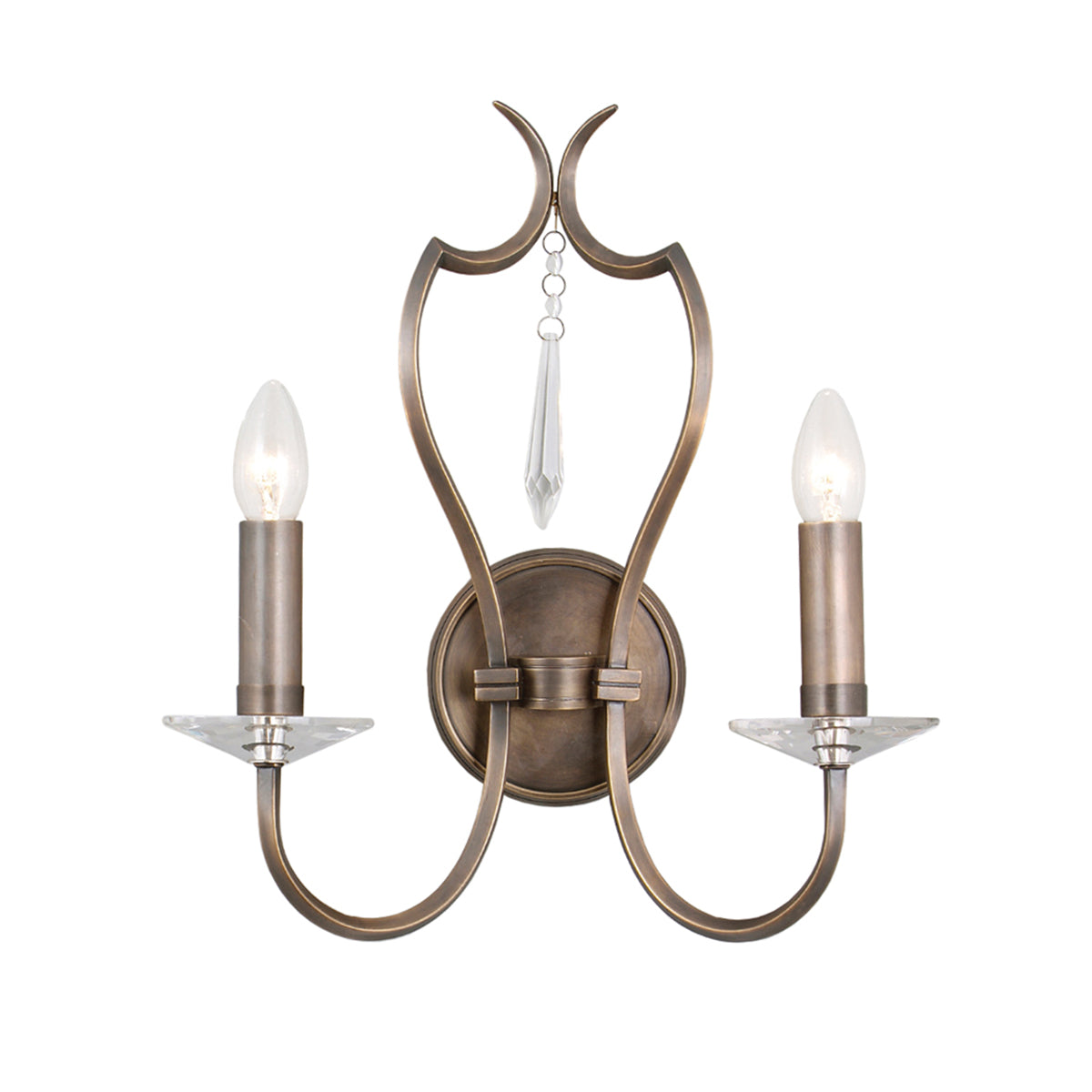 Elstead - Pimlico 2 Light Wall Light - Dark Bronze