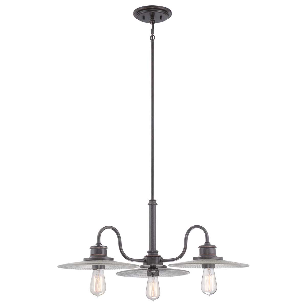 Quoizel- Admiral 3 Light Chandelier