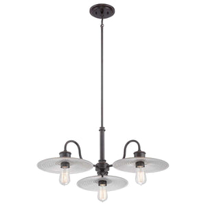 Quoizel- Admiral 3 Light Chandelier