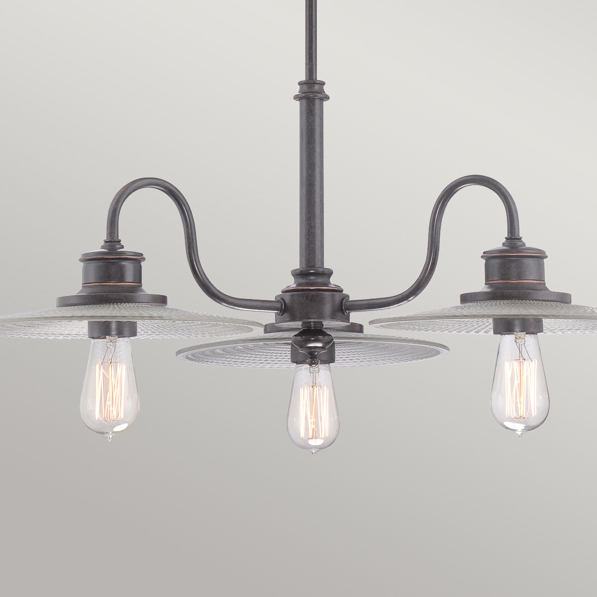 Quoizel- Admiral 3 Light Chandelier