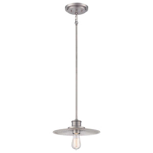 Quoizel- Admiral 1 Light Mini Pendant - Nickel