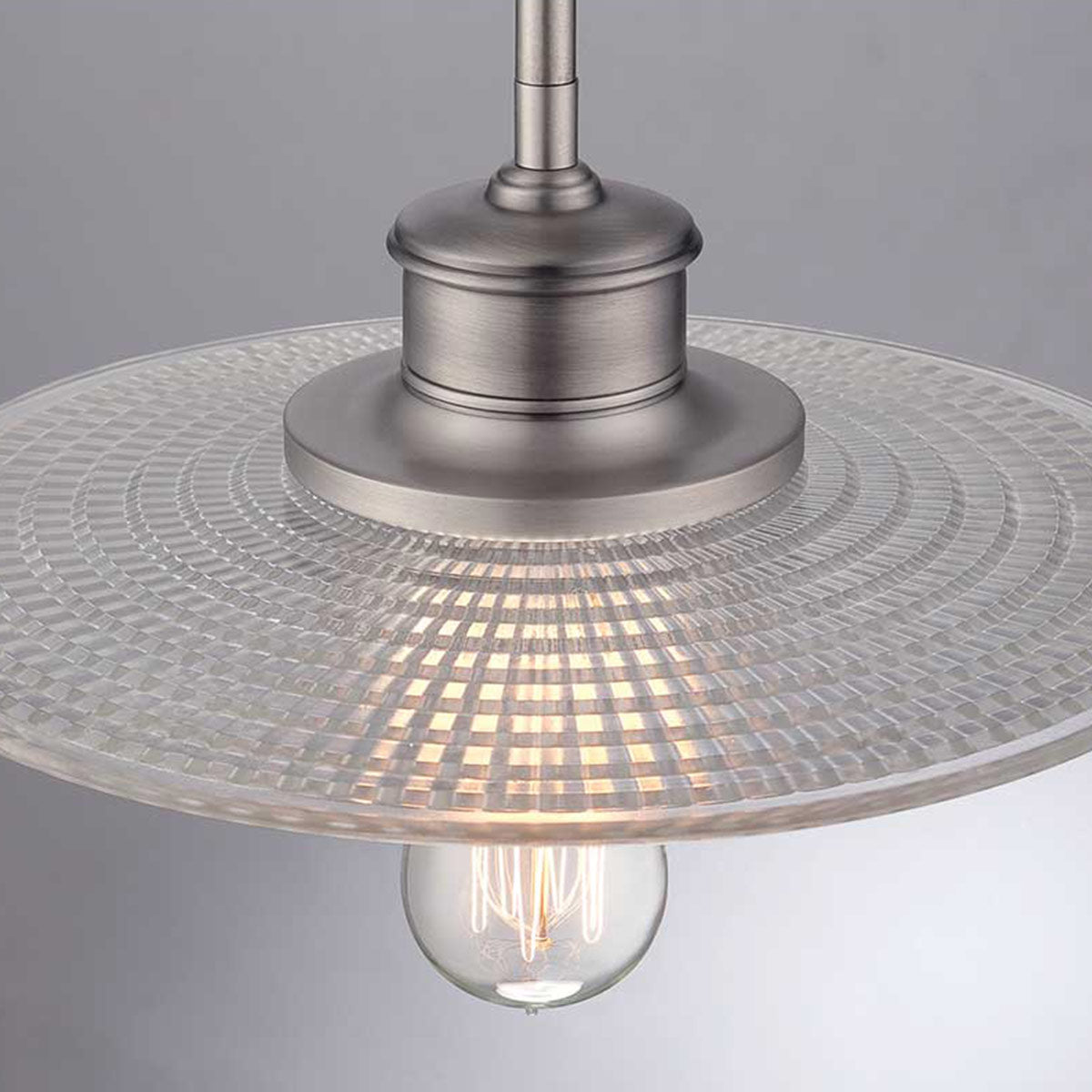 Quoizel- Admiral 1 Light Mini Pendant - Nickel