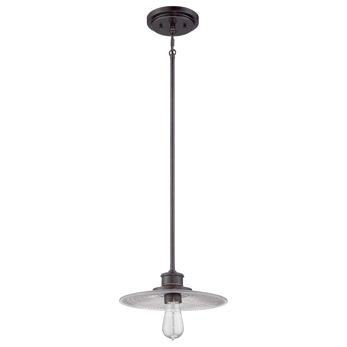 Quoizel- Admiral 1 Light Mini Pendant - Bronze