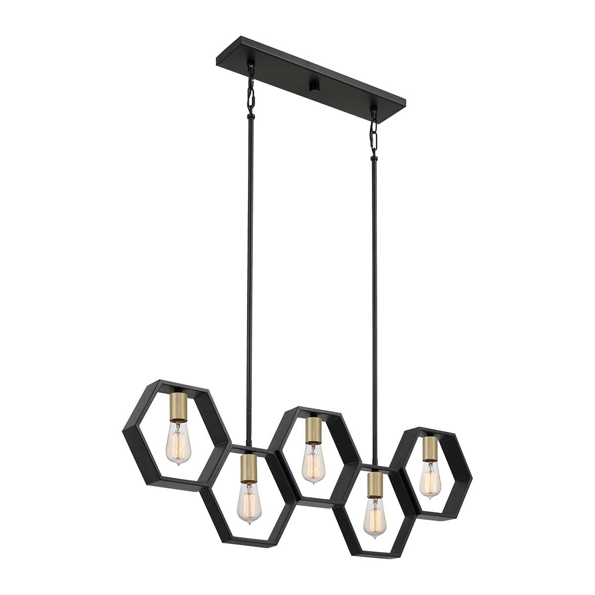 Quoizel - Bismarck 5 Light Linear Pendant