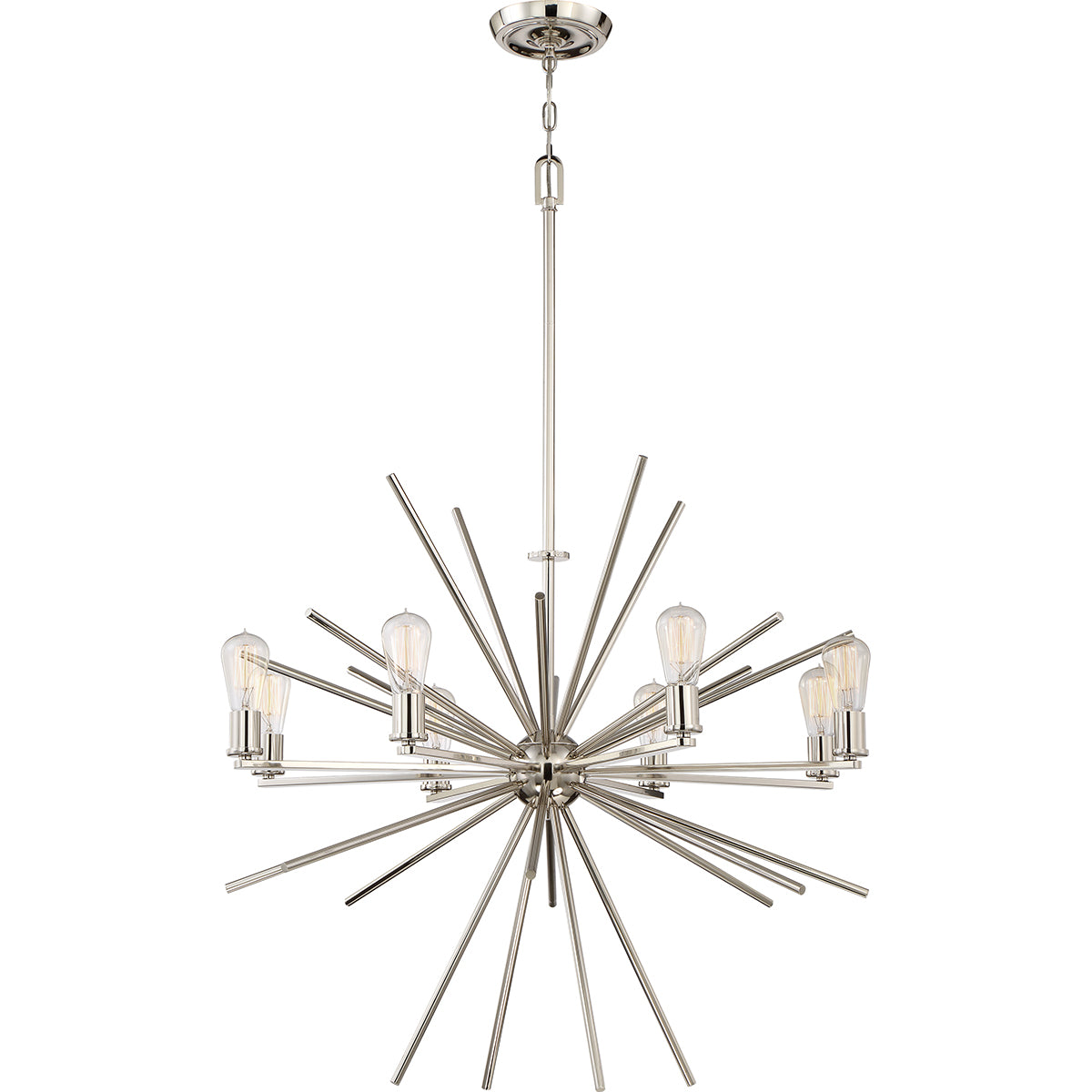 Quoizel - Carnegie 8 Light Chandelier - Imperial Silver