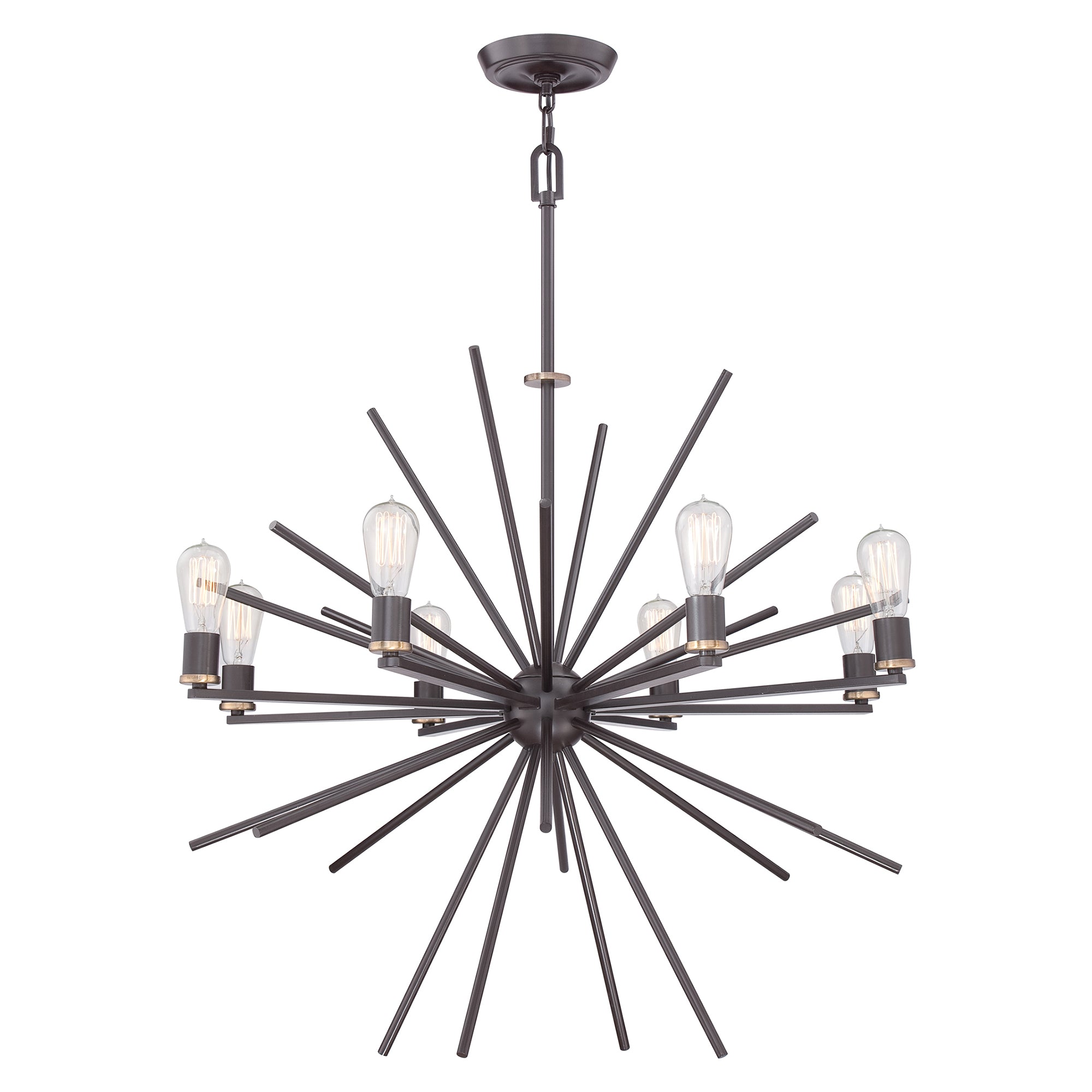 Quoizel - Carnegie 8 Light Chandelier - Western Bronze