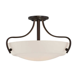 Quoizel - Chantilly 3 Light Semi-Flush Light