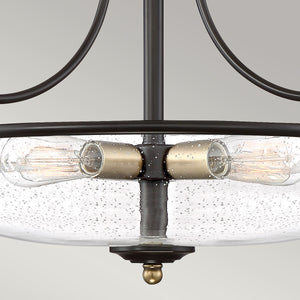 Quoizel - Griffin 3 Light Semi-Flush