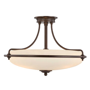 Quoizel - Griffin 4 Light Semi-Flush - Palladian Bronze